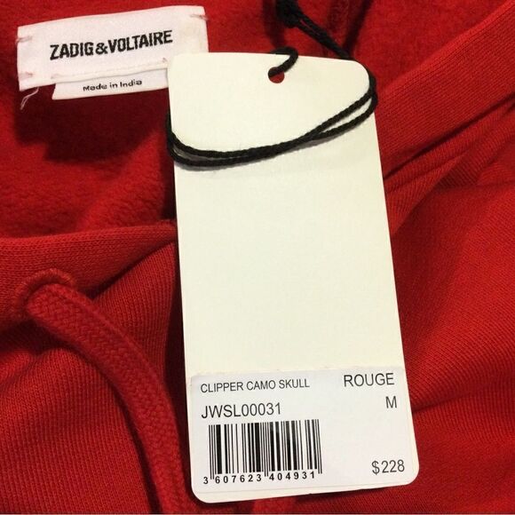 ZADIC&VOLTAIRE Clipper Camo Skull Sweatshirt - Picture 9 of 11